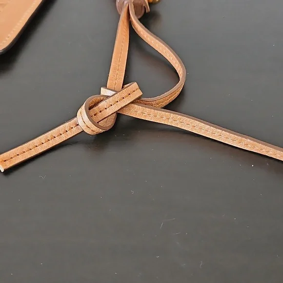 Chloe Luggage Tag & Tassel, Light Brown - Picture 6 of 14